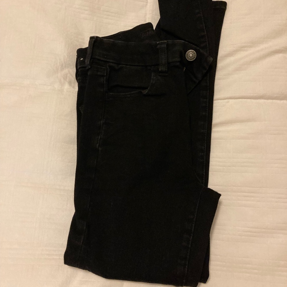 American Eagle 360 Next Level Stretch Black Jeans